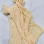 Plain Chiffon Scarf - Vanilla