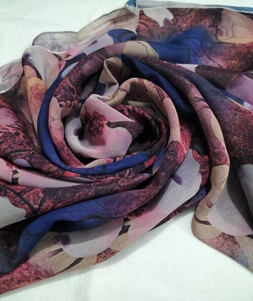 chiffon square scarf print 6