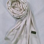 Silk Plain Hijab - Cream