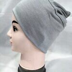 Elastic Tube Cap - Grey