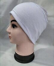 Elastic Tube Cap - White