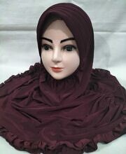 Hooded Ready to Wear Makna - Burgundy