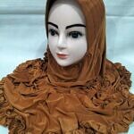 Hooded Ready to Wear Makna - Caramel Brown