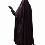 Plain Jilbab Abaya - Burgundy