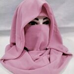 Plain Niqab Ready to Wear - Tea Pink