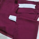 Three Piece Matching Square Hijab Set - Fuchsia