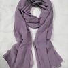 Plain Maxi Chiffon Scarf - Dirty Purple