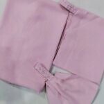 Plain Three Piece Matching Hijab Set - Baby Pink