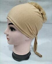 Light Volumizer Tie Back Bonnet - Fawn