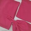 Plain Three Piece Matching Hijab Set - Crimson Pink