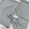 Plain Three Piece Matching Hijab Set – Light Fern Green