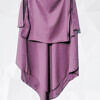 Single Layer Khimar with Niqab Ready to Wear - Dirty Purple