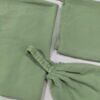 Plain Three Piece Matching Hijab Set - Pista Green