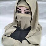 Reversible Niqab Ready To Wear - Coffee