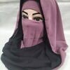 Reversible Niqab Ready To Wear - Mauve