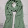 Plain Maxi Chiffon Scarf - Pista Green